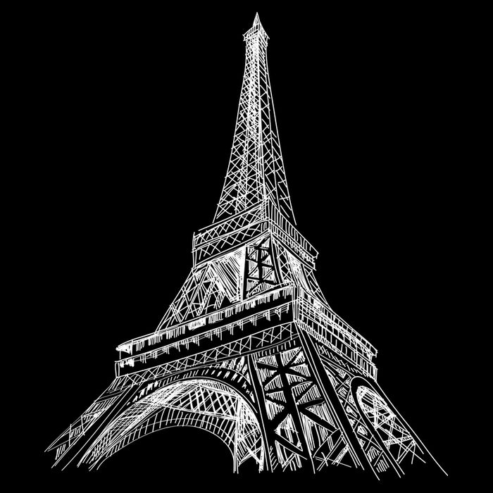 Hand Drawn Eiffel Tower T-Shirt