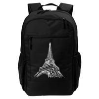 Hand Drawn Eiffel Tower Backpack