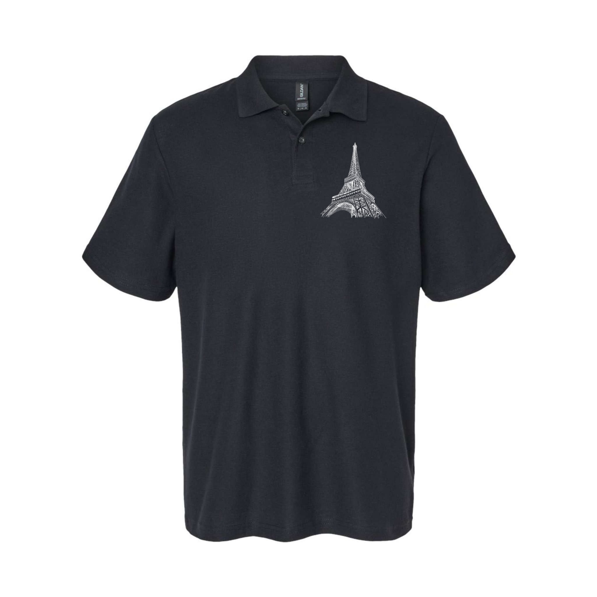 Hand Drawn Eiffel Tower Polo