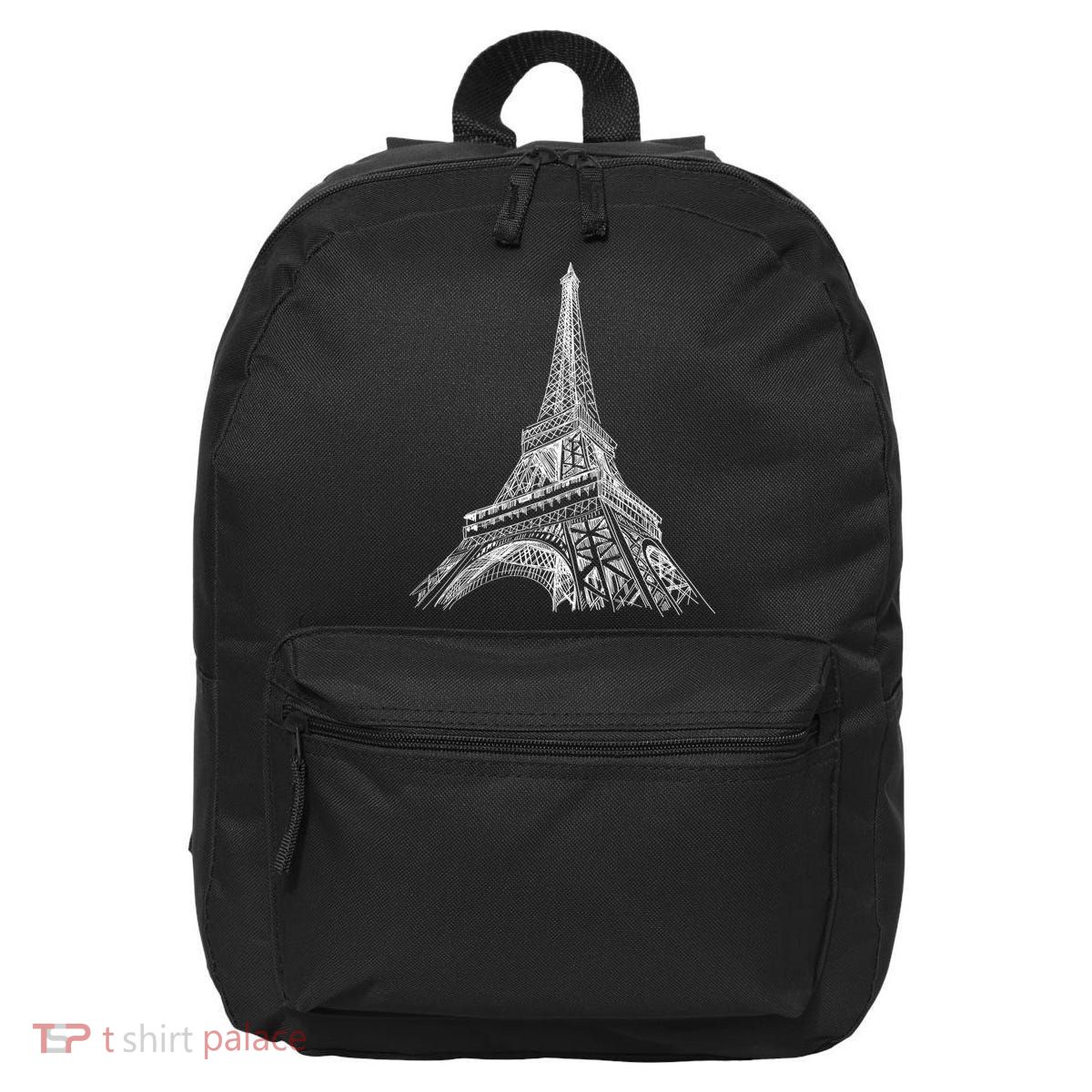 Hand Drawn Eiffel Tower 16 in Basic Backpack