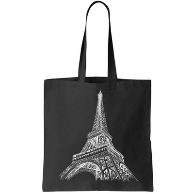 Hand Drawn Eiffel Tower Bag