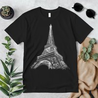 Hand Drawn Eiffel Tower Premium T-Shirt