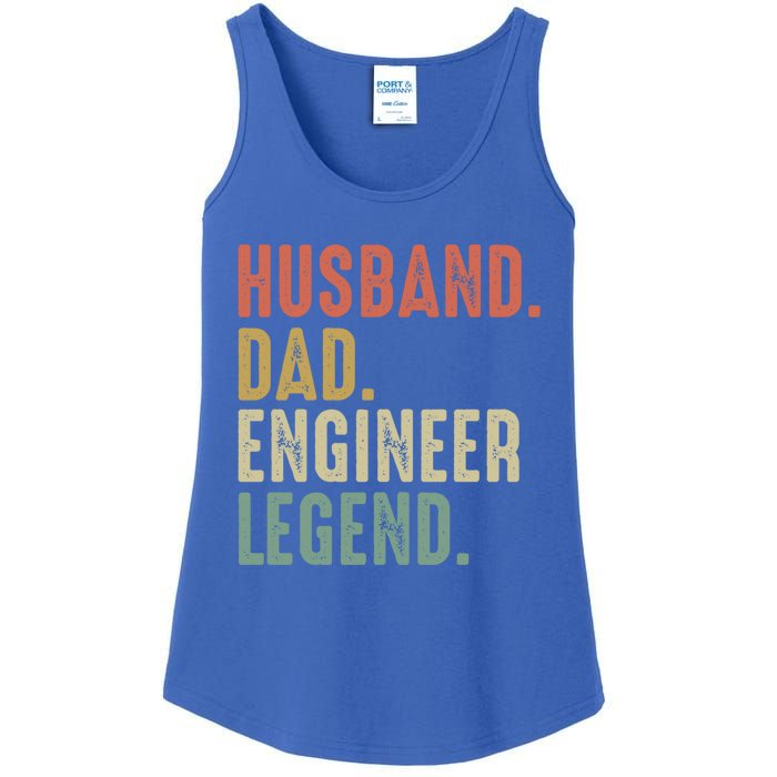 Husband Dad Engineer Legend Funny Vintage Engineer Dad Meaningful Gift Ladies Essential Tank