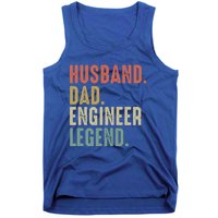 Husband Dad Engineer Legend Funny Vintage Engineer Dad Meaningful Gift Tank Top