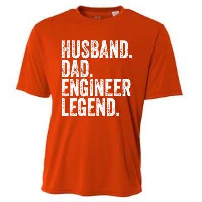 Husband Dad Engineer Legend Meaningful Gift Funny FatherS Day Cute Gift Cooling Performance Crew T-Shirt