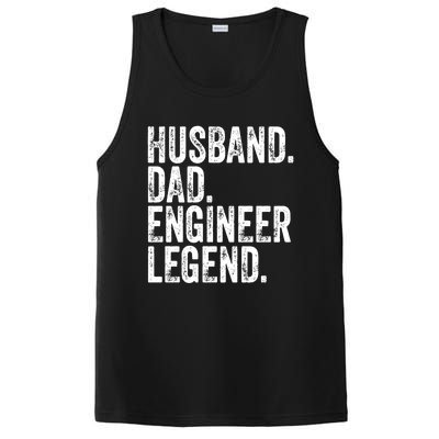 Husband Dad Engineer Legend Meaningful Gift Funny FatherS Day Cute Gift PosiCharge Competitor Tank