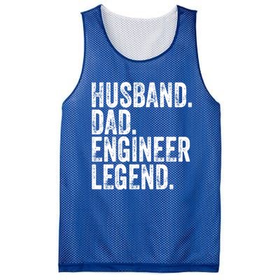 Husband Dad Engineer Legend Meaningful Gift Funny FatherS Day Cute Gift Mesh Reversible Basketball Jersey Tank