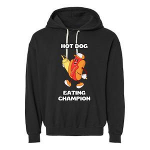 Hot Dog Eating Champion Garment-Dyed Fleece Hoodie