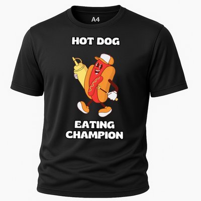Hot Dog Eating Champion Cooling Performance Crew T-Shirt