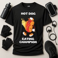 Hot Dog Eating Champion Cooling Performance Crew T-Shirt
