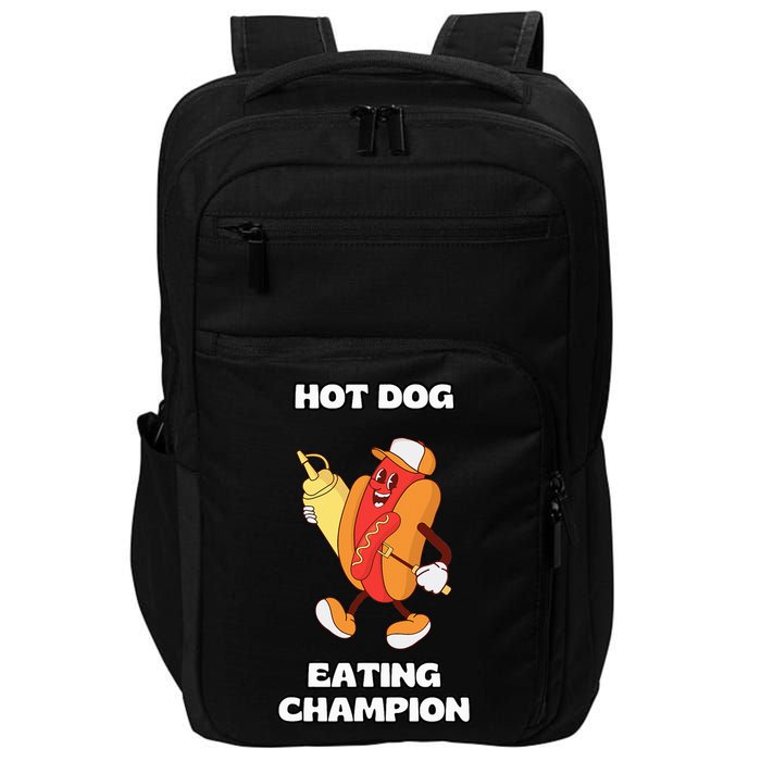 Hot Dog Eating Champion Impact Tech Backpack
