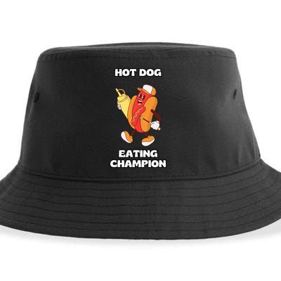 Hot Dog Eating Champion Sustainable Bucket Hat