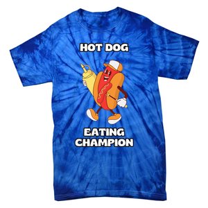 Hot Dog Eating Champion Tie-Dye T-Shirt