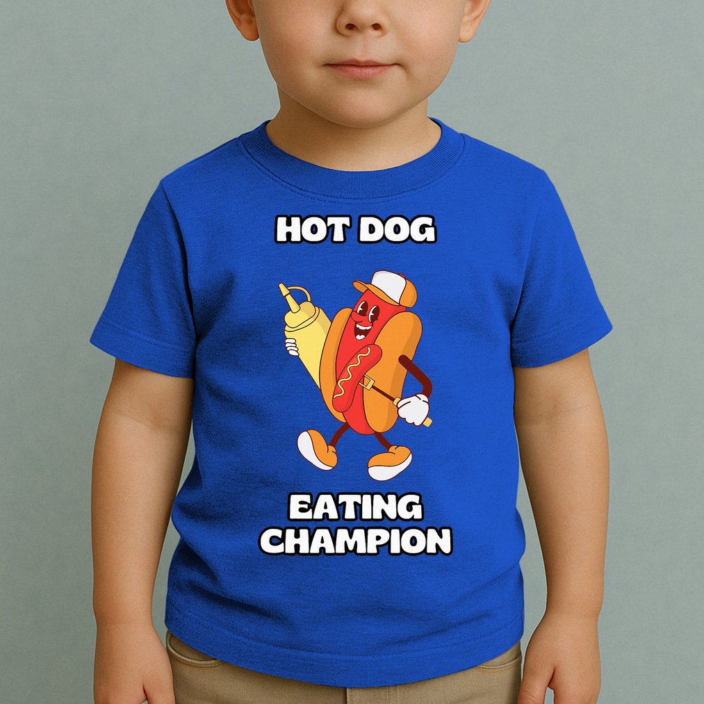 Hot Dog Eating Champion Toddler T-Shirt