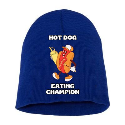 Hot Dog Eating Champion Short Acrylic Beanie