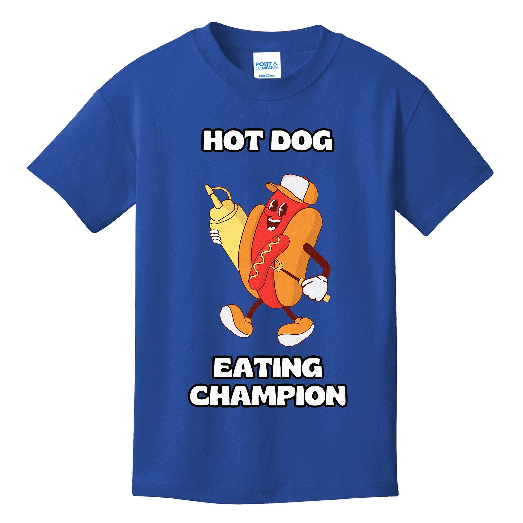 Hot Dog Eating Champion Kids T-Shirt