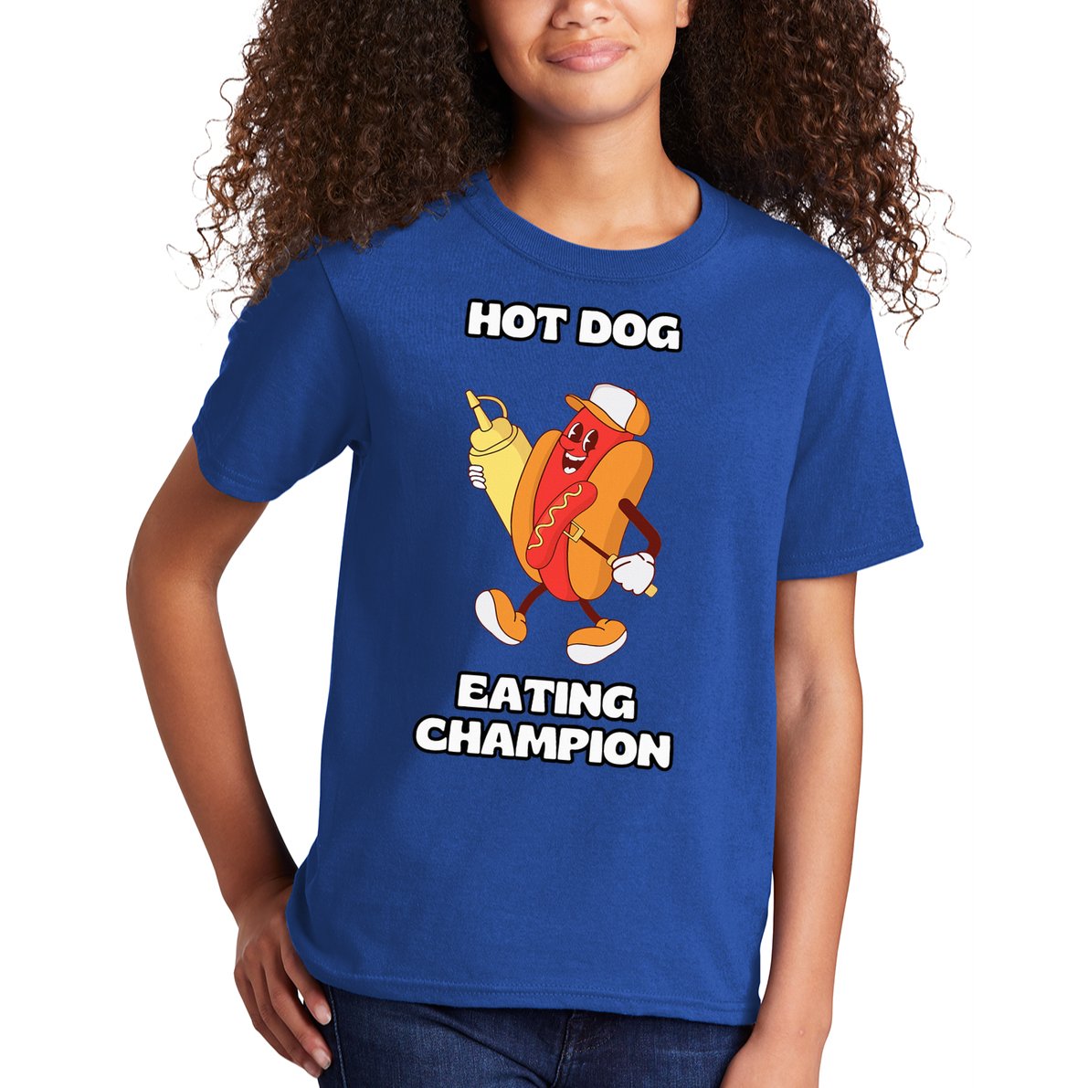 Hot Dog Eating Champion Kids T-Shirt