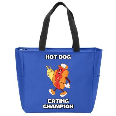 Hot Dog Eating Champion Zip Tote Bag