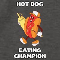 Hot Dog Eating Champion Vector Backpack