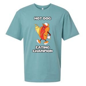 Hot Dog Eating Champion Sueded Cloud Jersey T-Shirt