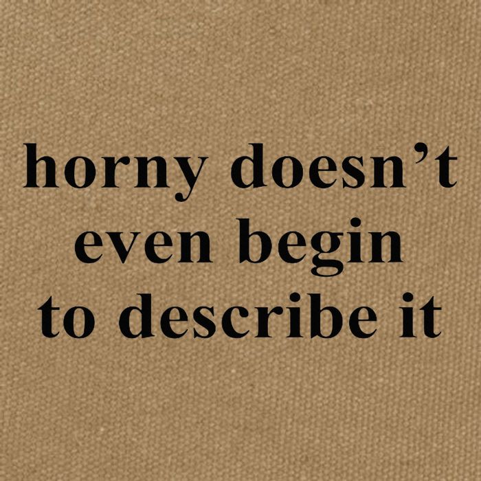 Horny Doesn’T Even Begin To Describe It Cotton Canvas Backpack