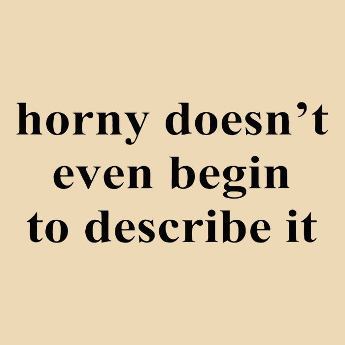 Horny Doesn’T Even Begin To Describe It Bag