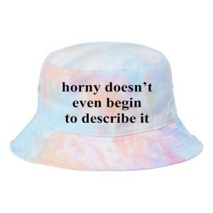 Horny Doesn’T Even Begin To Describe It Tie Dye Newport Bucket Hat