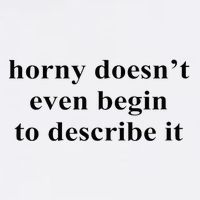 Horny Doesn’T Even Begin To Describe It Performance Shirt