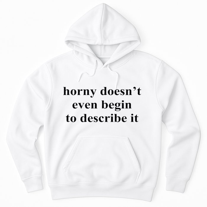 Horny Doesn’T Even Begin To Describe It Hoodie