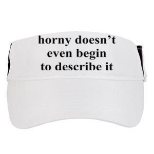 Horny Doesn’T Even Begin To Describe It Adult Drive Performance Visor