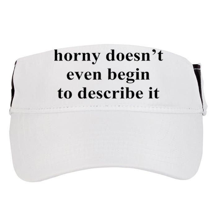 Horny Doesn’T Even Begin To Describe It Adult Drive Performance Visor