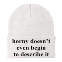 Horny Doesn’T Even Begin To Describe It Knit Cap Winter Beanie