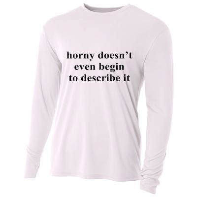 Horny Doesn’T Even Begin To Describe It Cooling Performance Long Sleeve Crew