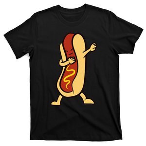 Hotdog Dabbing Funny Hot Dog T-Shirt