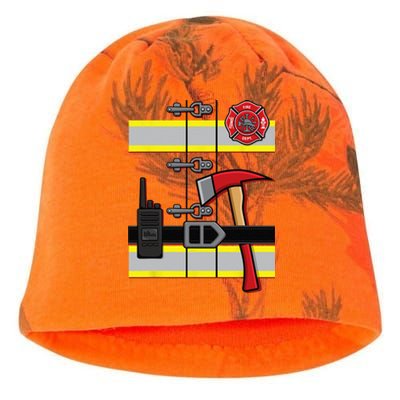 Halloween DIY Firefighter Uniform Costume Kati - Camo Knit Beanie