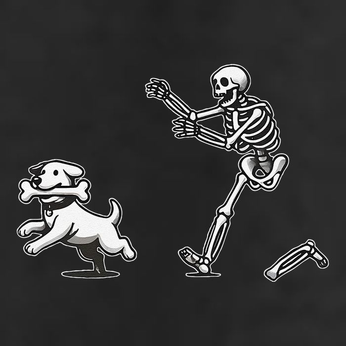 Halloween Dog Funny Skeleton Skeleton Chasing Dog Gift Cool Comfort Performance Bucket Hat
