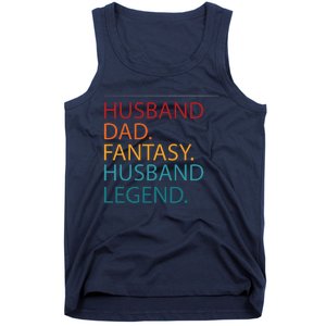 Husband Dad Fantasy Football Legend Tank Top