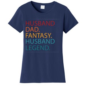 Husband Dad Fantasy Football Legend Women's T-Shirt