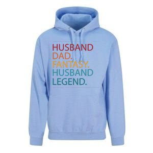 Husband Dad Fantasy Football Legend Unisex Surf Hoodie