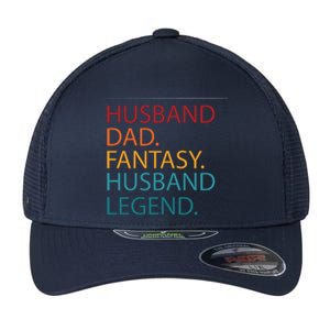 Husband Dad Fantasy Football Legend Flexfit Unipanel Trucker Cap