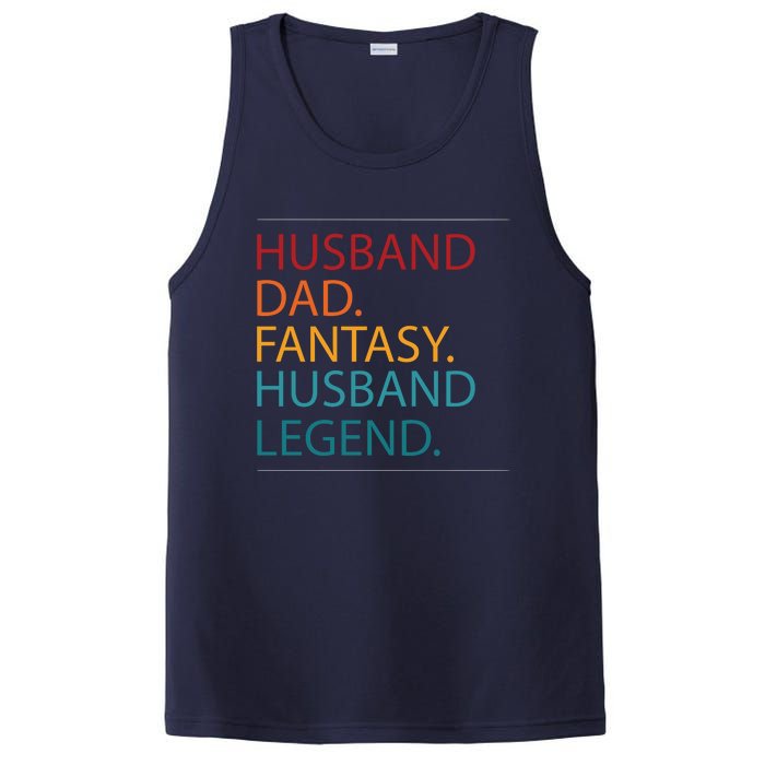 Husband Dad Fantasy Football Legend PosiCharge Competitor Tank