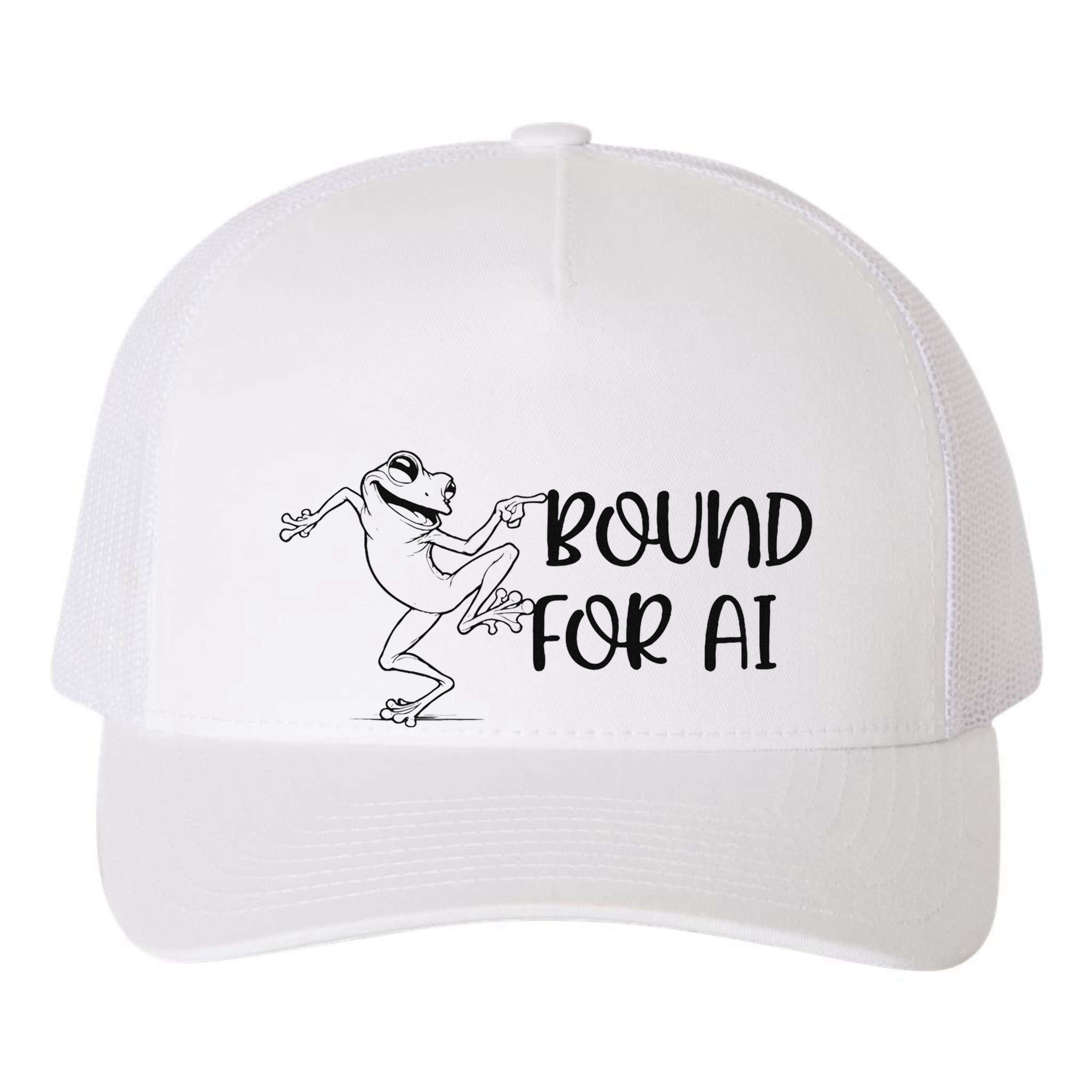Happy Dancing Frog Yupoong Adult 5-Panel Trucker Hat