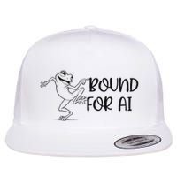 Happy Dancing Frog Flat Bill Trucker Hat