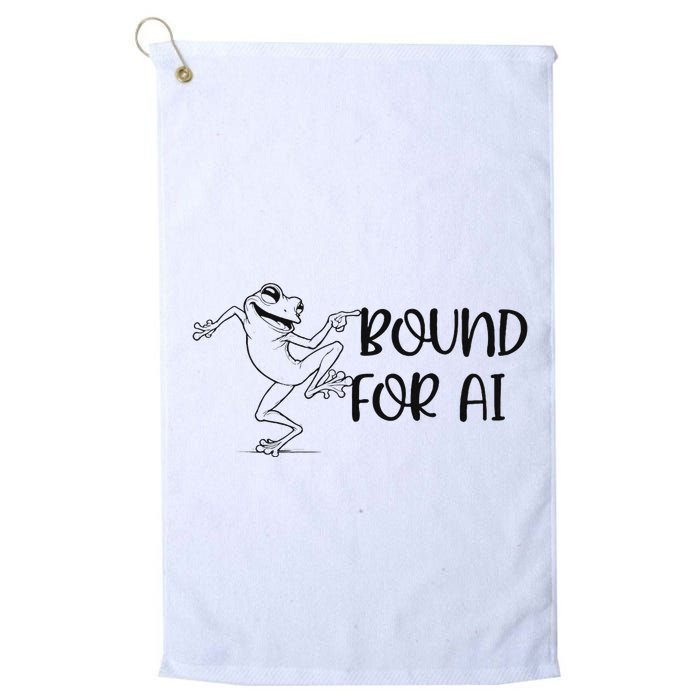 Happy Dancing Frog Golf Towel