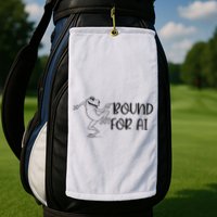 Happy Dancing Frog Golf Towel