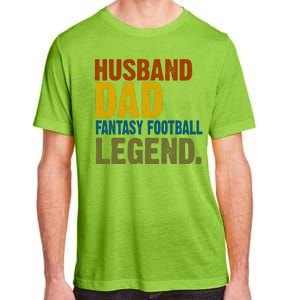 Husband Dad Fantasy Football Legend Adult ChromaSoft Performance T-Shirt