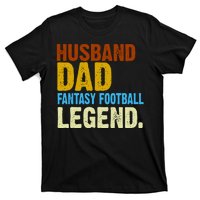 Husband Dad Fantasy Football Legend T-Shirt