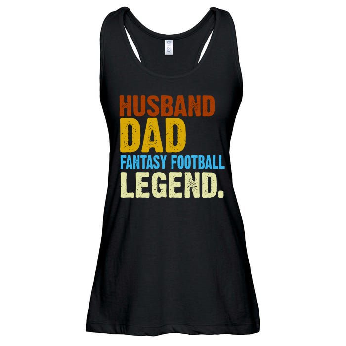 Husband Dad Fantasy Football Legend Ladies Essential Flowy Tank