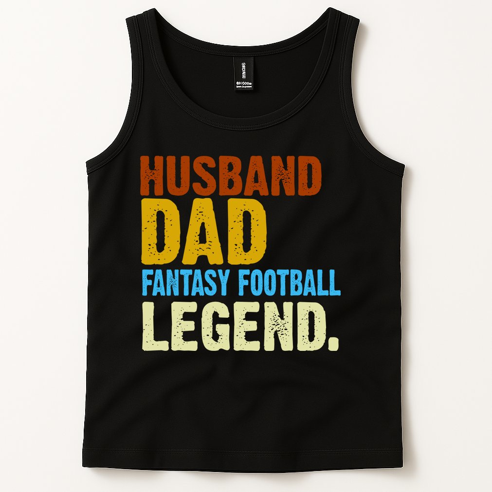 Husband Dad Fantasy Football Legend Tank Top
