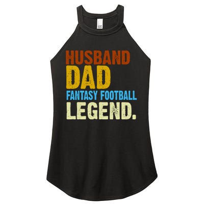 Husband Dad Fantasy Football Legend Women's Perfect Tri Rocker Tank